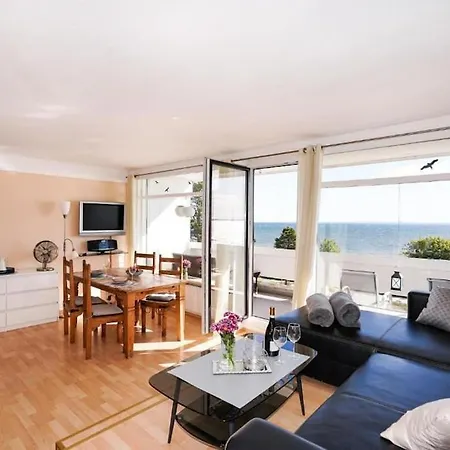 Traumblick - Wellnesswelle - Sauna, Design & Erste Reihe Mit Panorama Meerblick Appartamento Sierksdorf