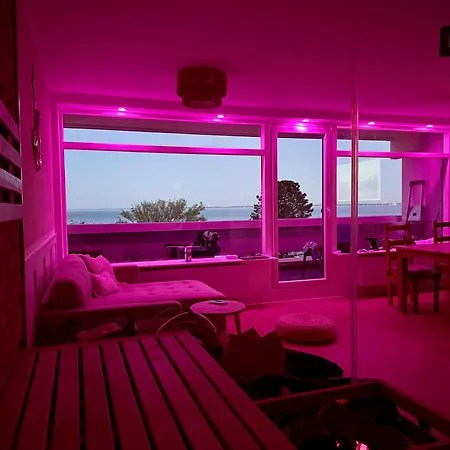 Apartmán Traumblick - Wellnesswelle - Sauna, Design & Erste Reihe Mit Panorama Meerblick *