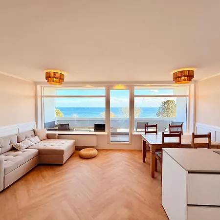 Apartmán Traumblick - Wellnesswelle - Sauna, Design & Erste Reihe Mit Panorama Meerblick *