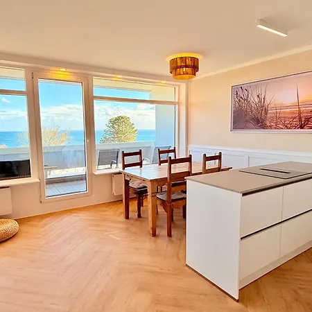 Apartmán Traumblick - Wellnesswelle - Sauna, Design & Erste Reihe Mit Panorama Meerblick