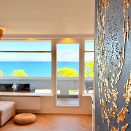 Traumblick - Wellnesswelle - Sauna, Design & Erste Reihe Mit Panorama Meerblick Sierksdorf