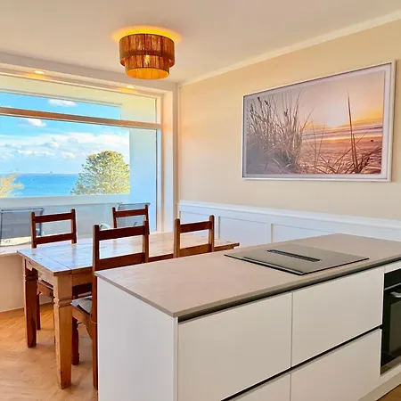 Traumblick - Wellnesswelle - Sauna, Design & Erste Reihe Mit Panorama Meerblick Apartmán Sierksdorf